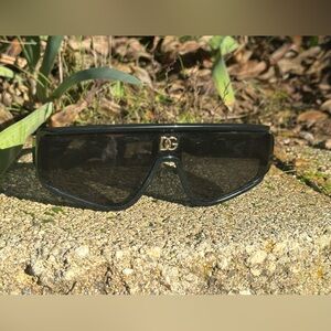 Designer Dolce and Gabbana Sunglasses in Black and Gold
